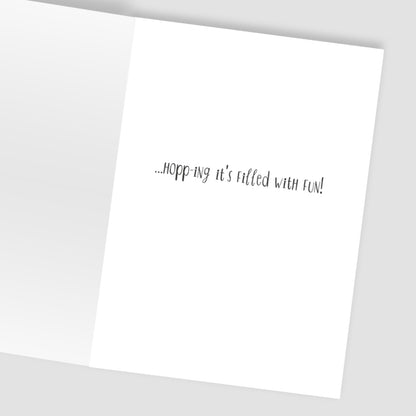 Embellished Some Bunny's Egg-Cited For Easter Hand-Finished Easter Greeting Card