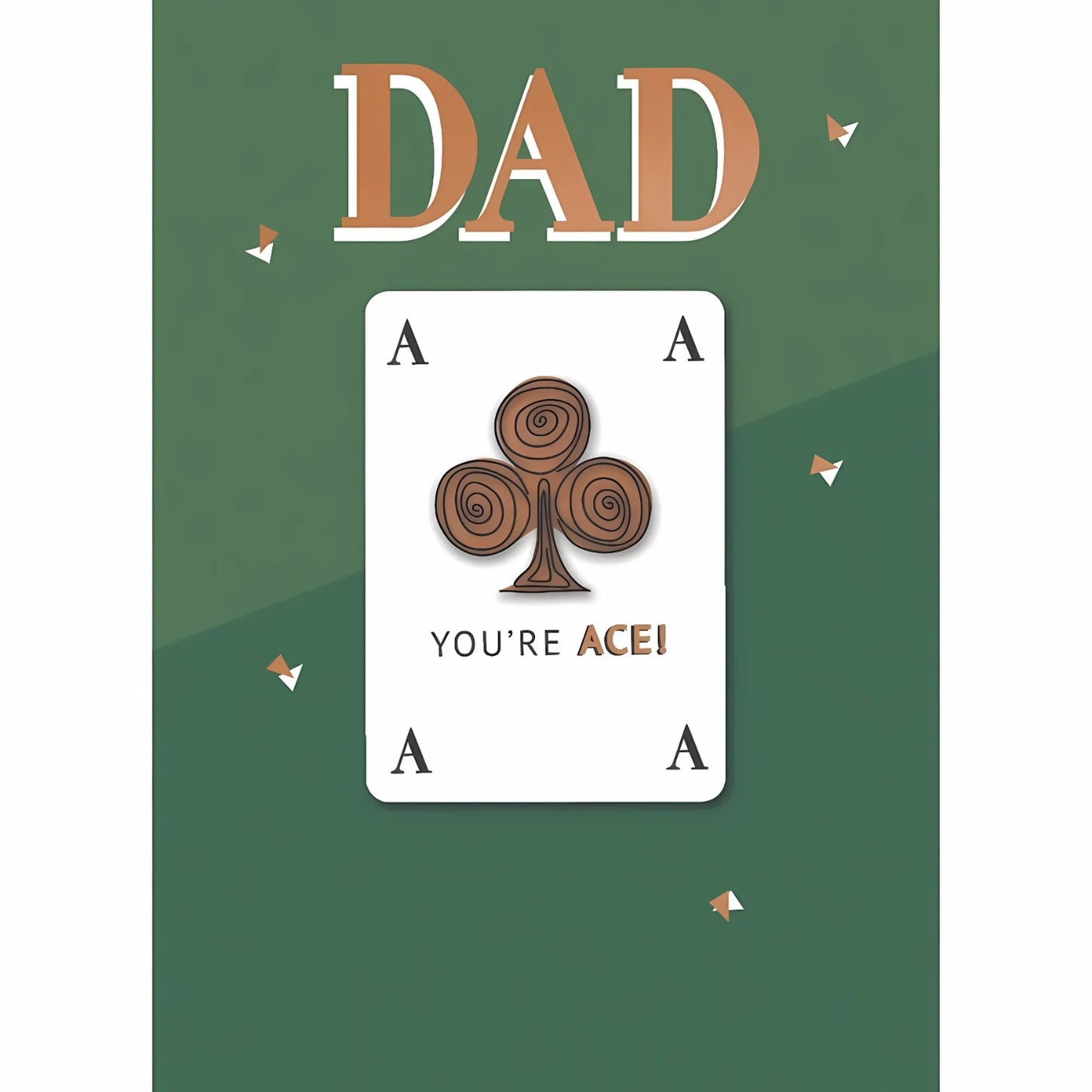 Dad You're Ace Foiled Embellished Father's Day Card