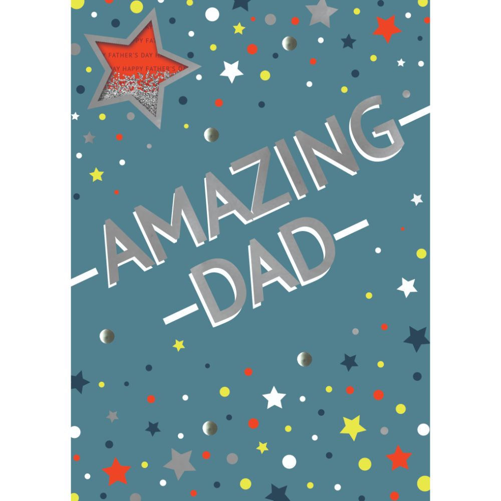 Amazing Dad Stars Embellished Father's Day Card