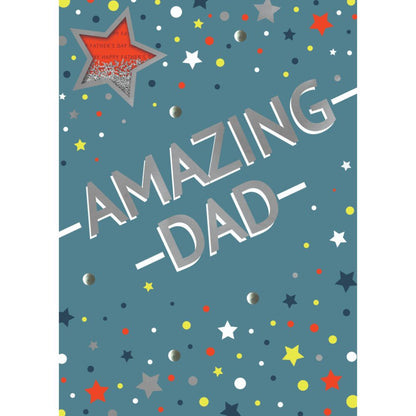 Amazing Dad Stars Embellished Father's Day Card