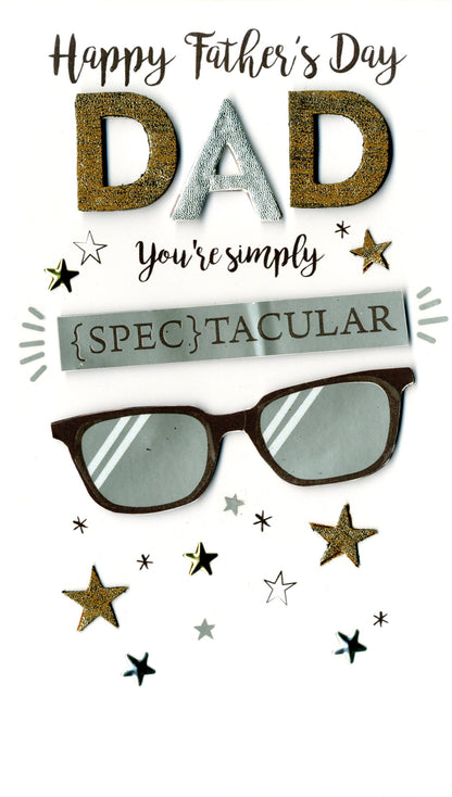 Simply Spectacular Dad Father's Day Card
