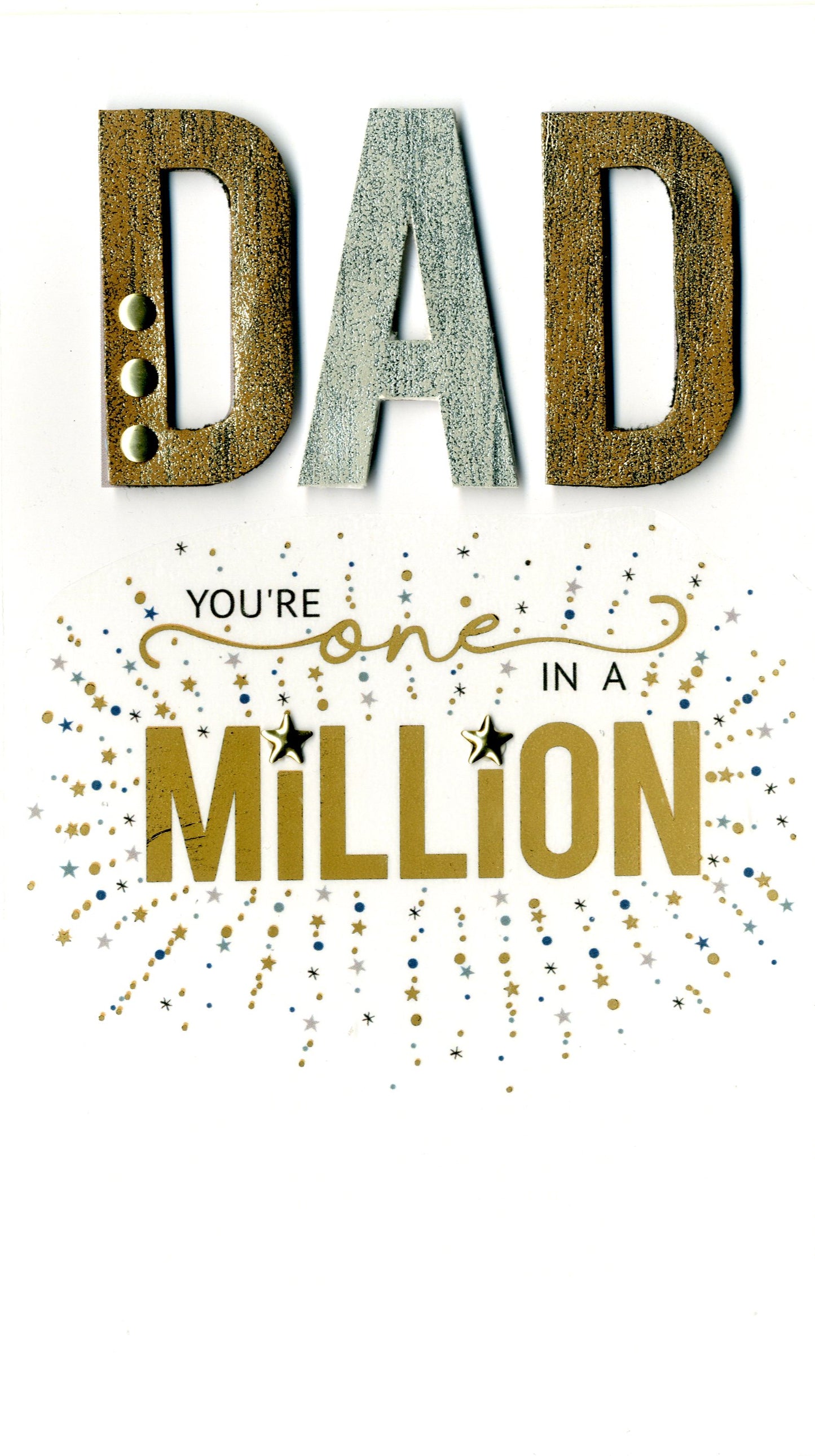 Dad One In A Million Father's Day Card