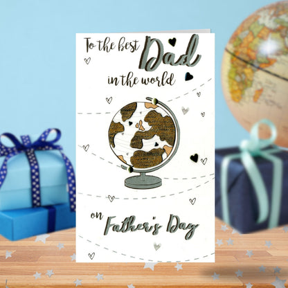 Best Dad In The World Father's Day Card