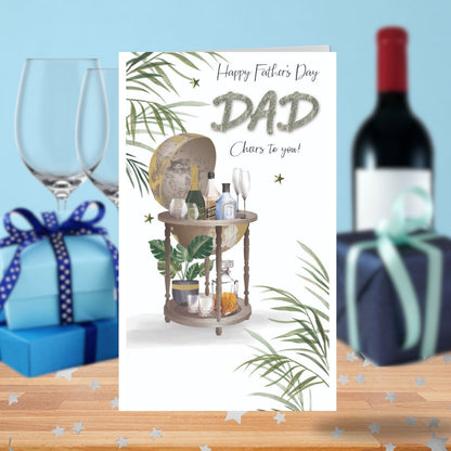Dad Cheers To You Happy Father's Day Card