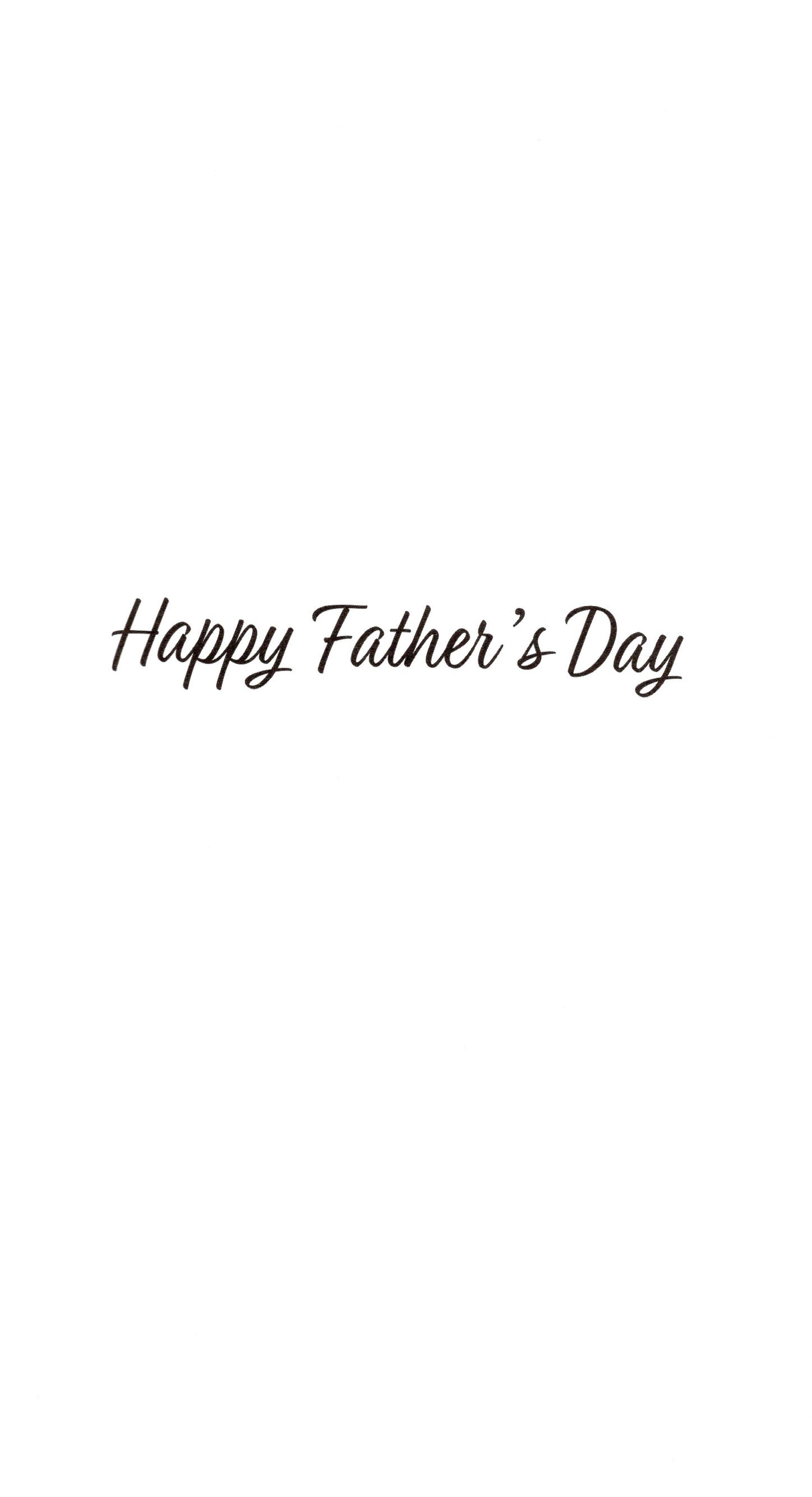 Best Dad In The World Golden Globe Hand-Finished Father's Day Greeting Card