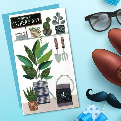 Happy Father's Day Bloomin' Fun! Hand-Finished Father's Day Greeting Card