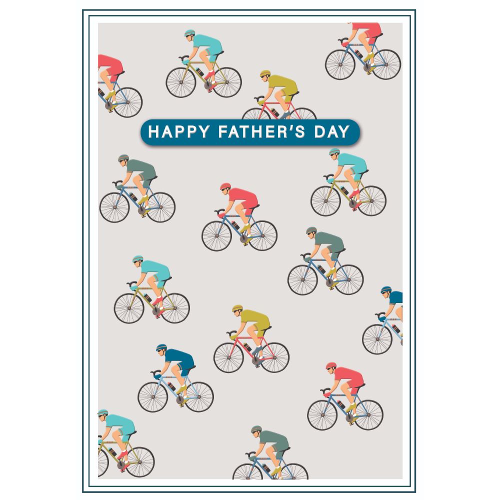 Happy Father's Day Cycling Father's Day Card