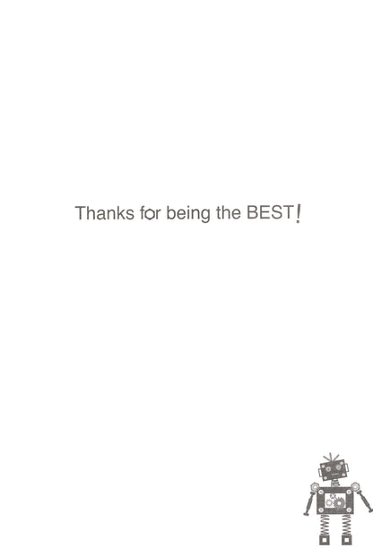 Love You A-Bot Daddy Super Robo-Fun! Embellished Father's Day Greeting Card