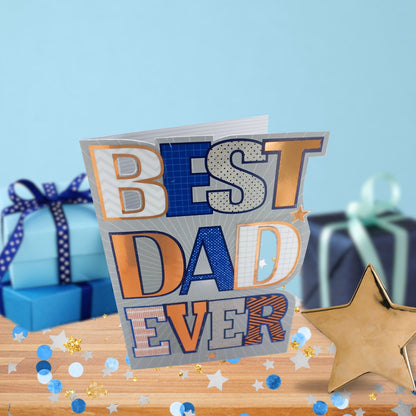 Best Dad Ever Happy Father's Day Card