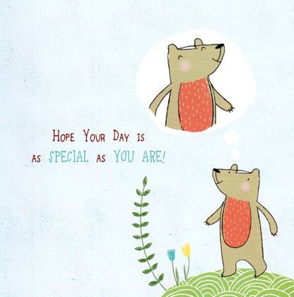 Happy Father's Day Forest Friends Greeting Card
