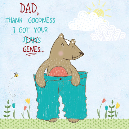 Got Your Genes Father's Day Forest Friends Greeting Card