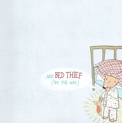 Sleep Thief Father's Day Forest Friends Greeting Card