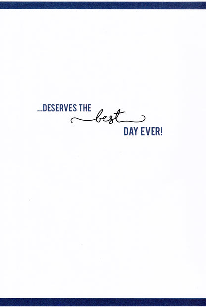 Best Dad In The World Embellished Father's Day Card