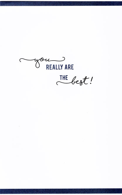 Thanks Dad For Everything Embellished Father's Day Card