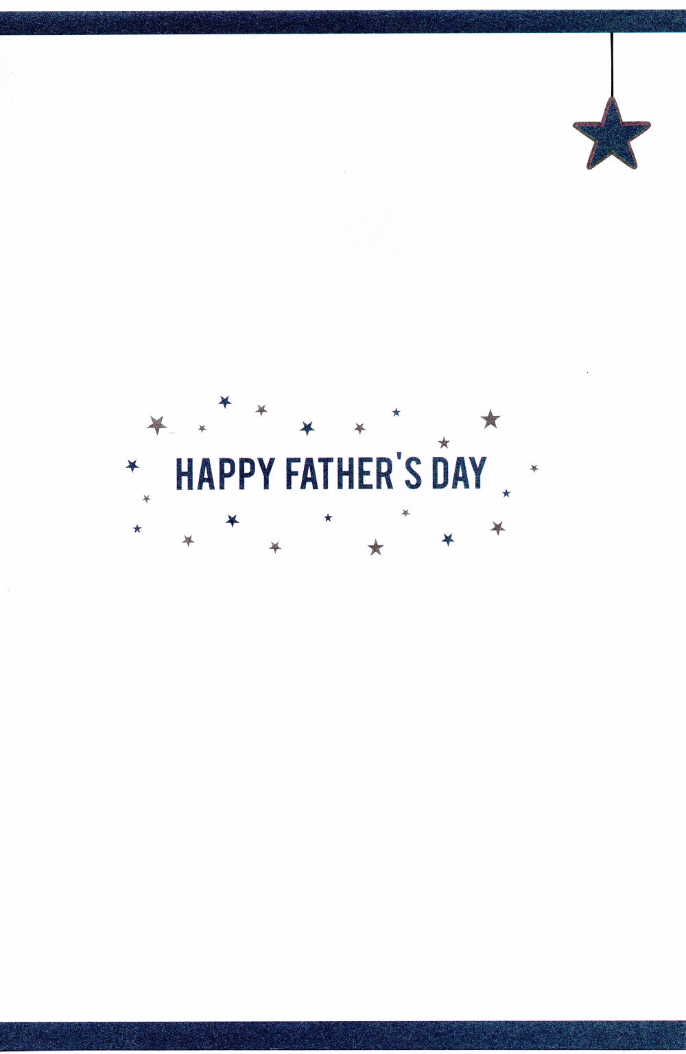 Thanks Dad For Everything Embellished Father's Day Card