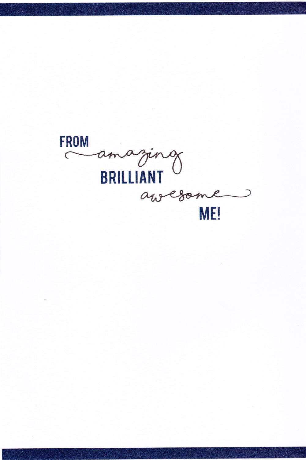 Amazing Brilliant Awesome Dad Embellished Father's Day Card