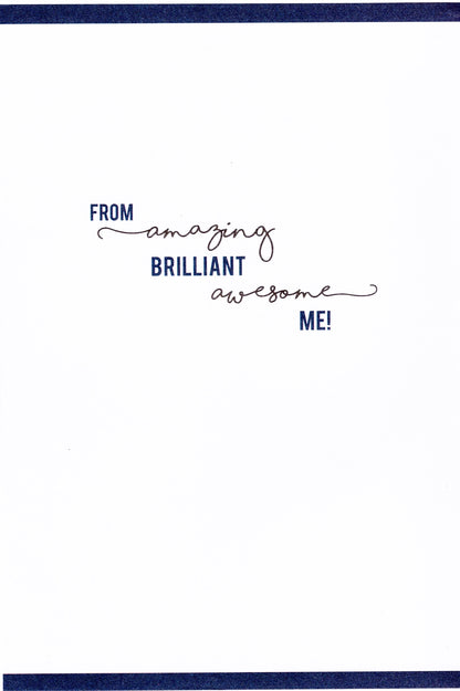 Amazing Brilliant Awesome Dad Embellished Father's Day Card