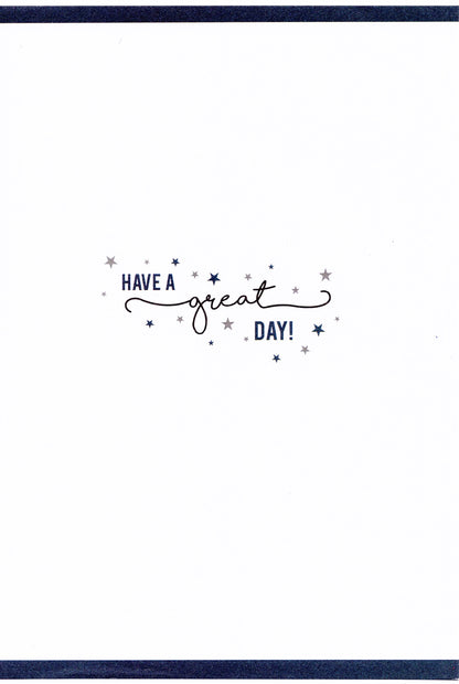 Happy Hand-finished Embellished Father's Day Card