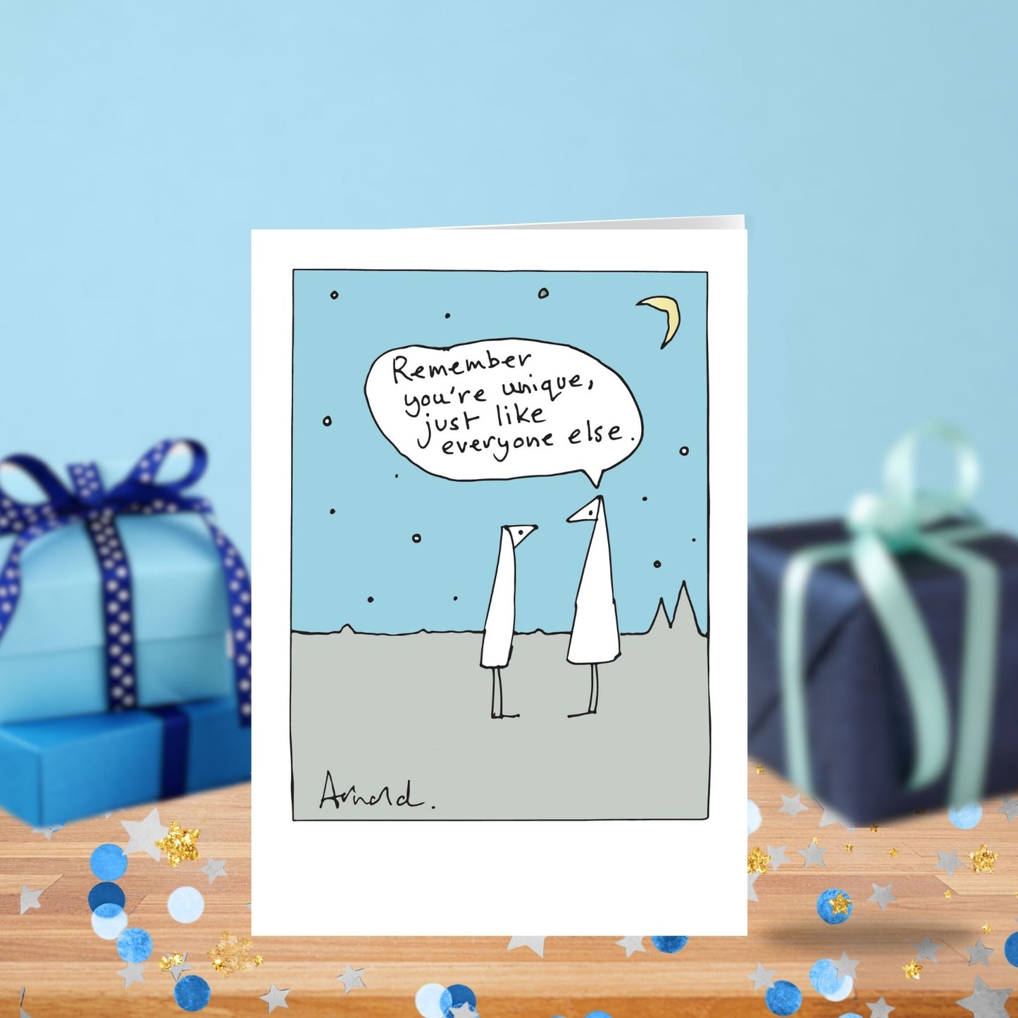 Funny Dad Advice You're Unique Humour Father's Day Card