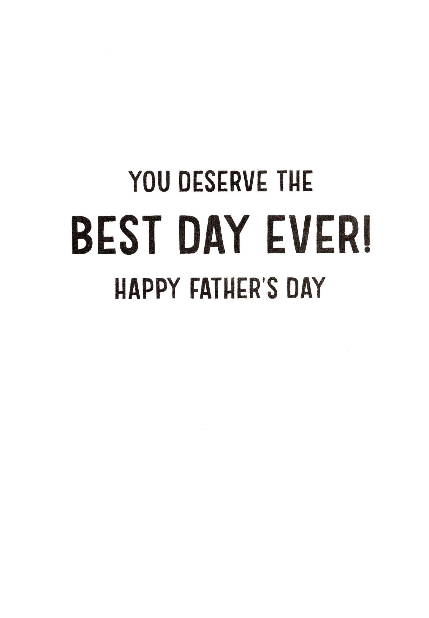 Best Dad In The World Super Dad Approved Father's Day Contemporary Greeting Card