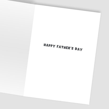 Funny Father's Day Card Superhero Dad Super Dog Playful Heroic Greeting Card