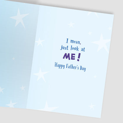 Funny Father's Day Card Dad From The Perfect Son Joke Greeting Card