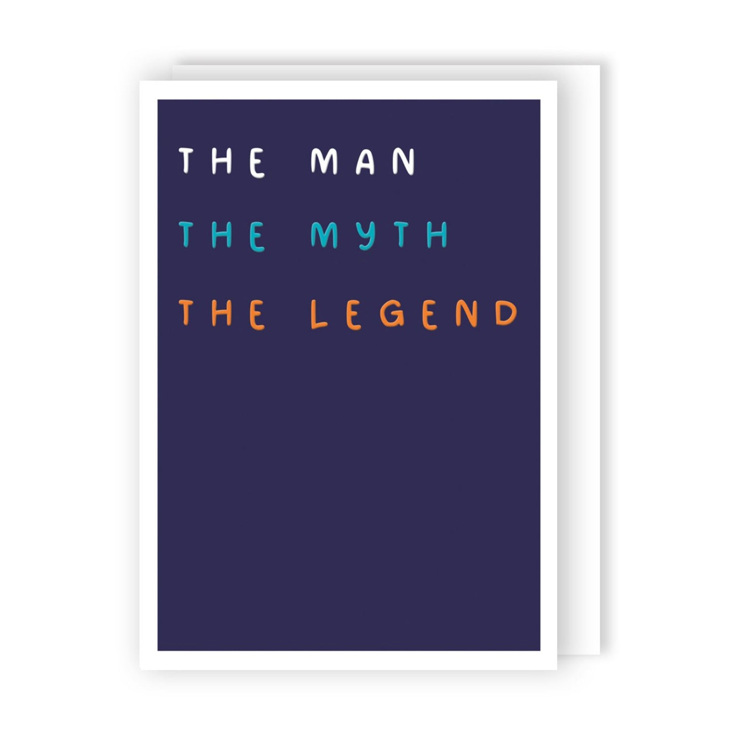 Father's Day Card The Man, The Myth, The Legend Tribute To Dad Greeting Card