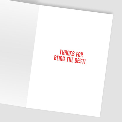 Father's Day Card To Dad With Celebration Speech Bubbles Foiled Greeting Card