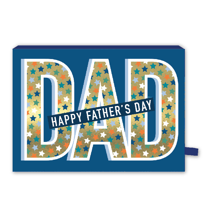 Pop Up Father's Day Card & Chocolate Treat Tray Best Dad Card & Gift