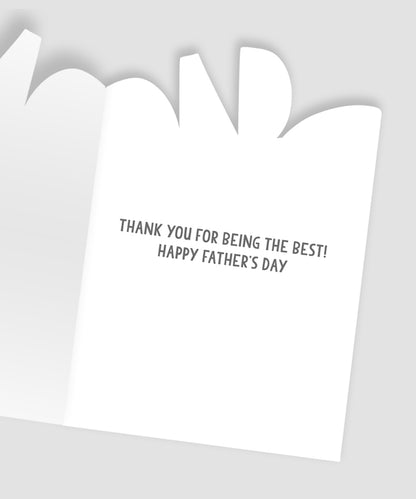 Dad You're Out Of This World Blast Off Fun! Father's Day Greeting Card