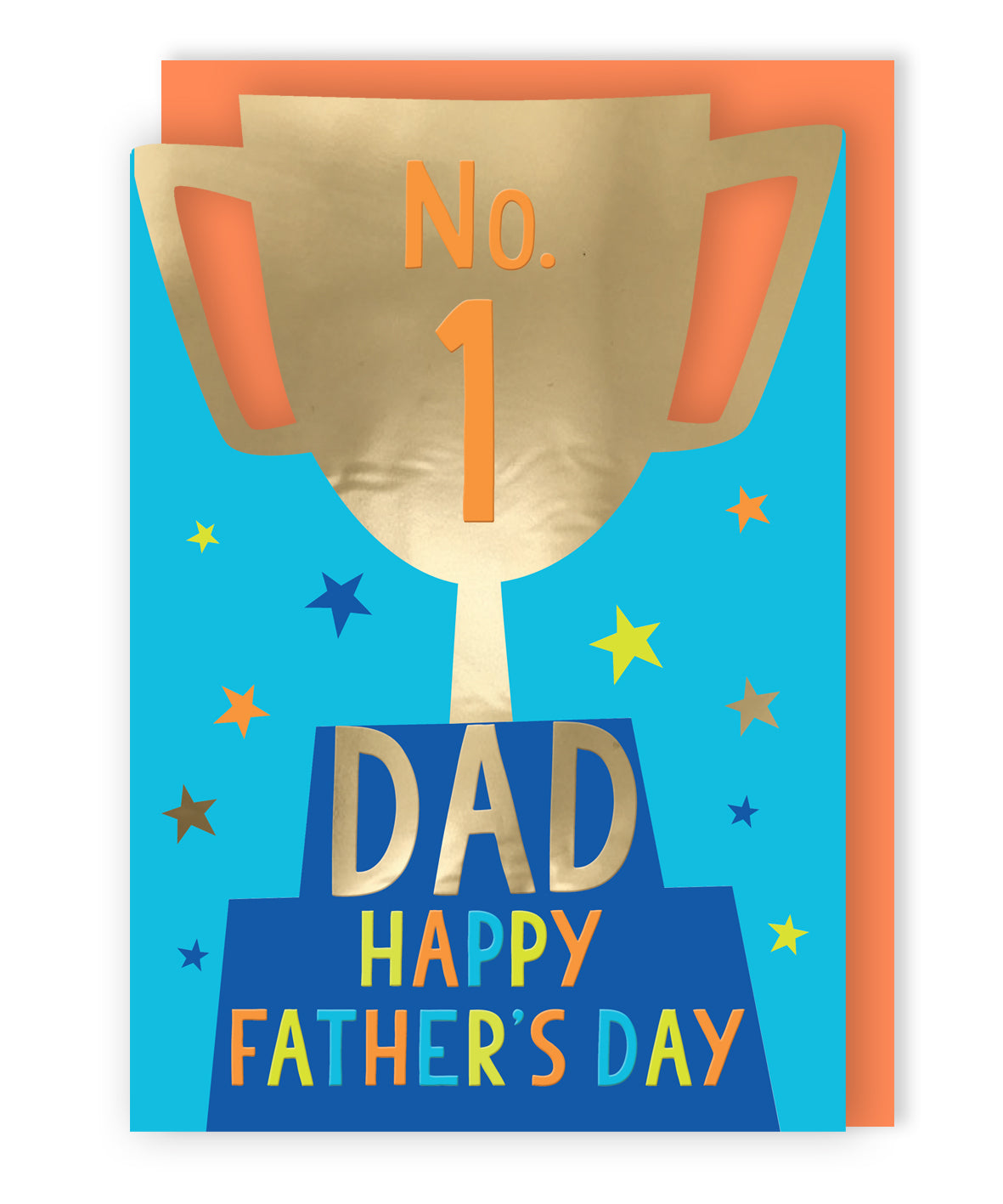 No. 1 Dad Happy Father's Day Champion Father's Day Greeting Card