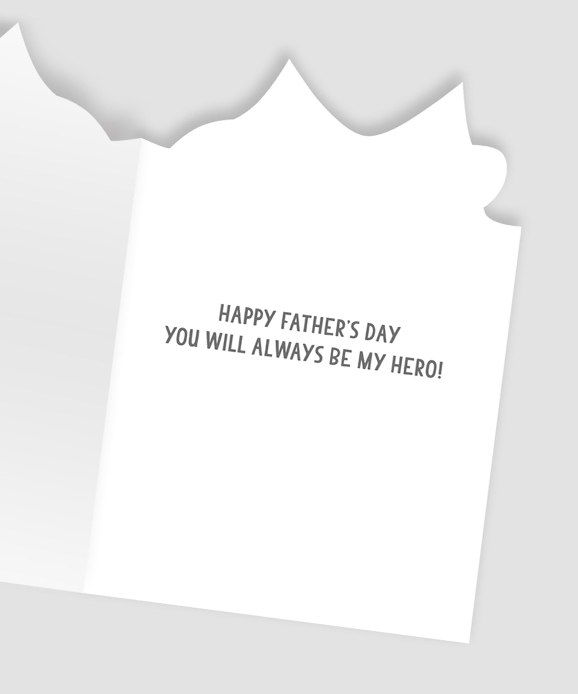 My Superhero Dad Always Be My Hero Father's Day Greeting Card