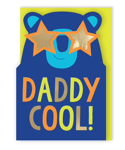 Daddy Bear Daddy Cool Father's Day Greeting Card