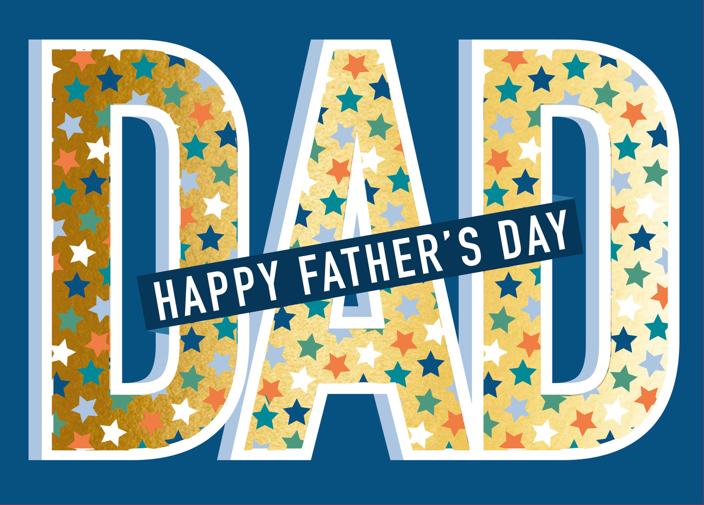 Dad Happy Father's Day Twinkle-Tastic Fun! Pop Up Father's Day Greeting Card
