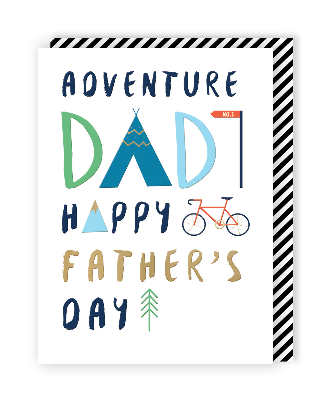 Adventure Dad Happy Father's Day Outdoor Dad Father's Day Greeting Card