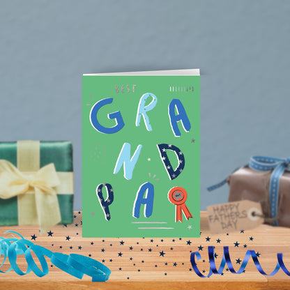 Best Grandpa Have A Brilliant Father's Day Greeting Card