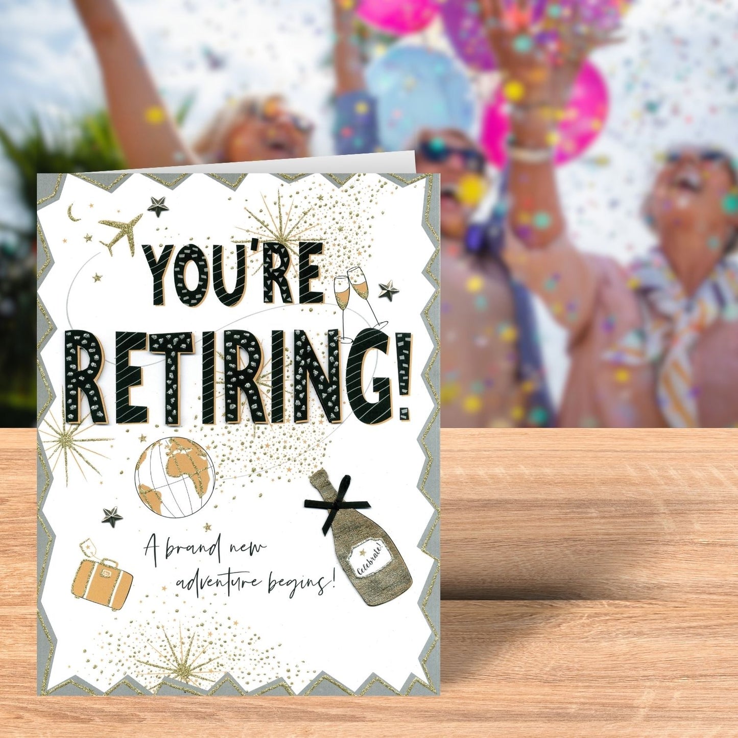 You're Retiring  Gigantic Greeting Card  A4 Sized Cards