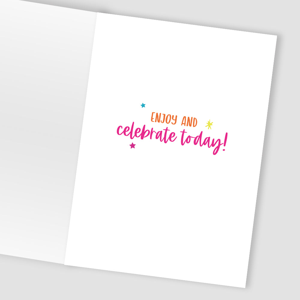 It's Your Birthday Sweet & Bright! Hand-Finished Birthday Greeting Card