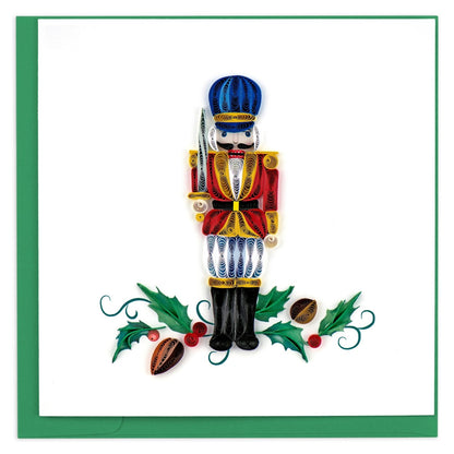Quilling Christmas Card The Nutcracker Quilled Art Hand-Finished Design