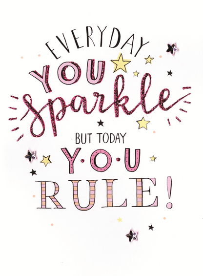 Happy Birthday Today You Rule Greeting Card