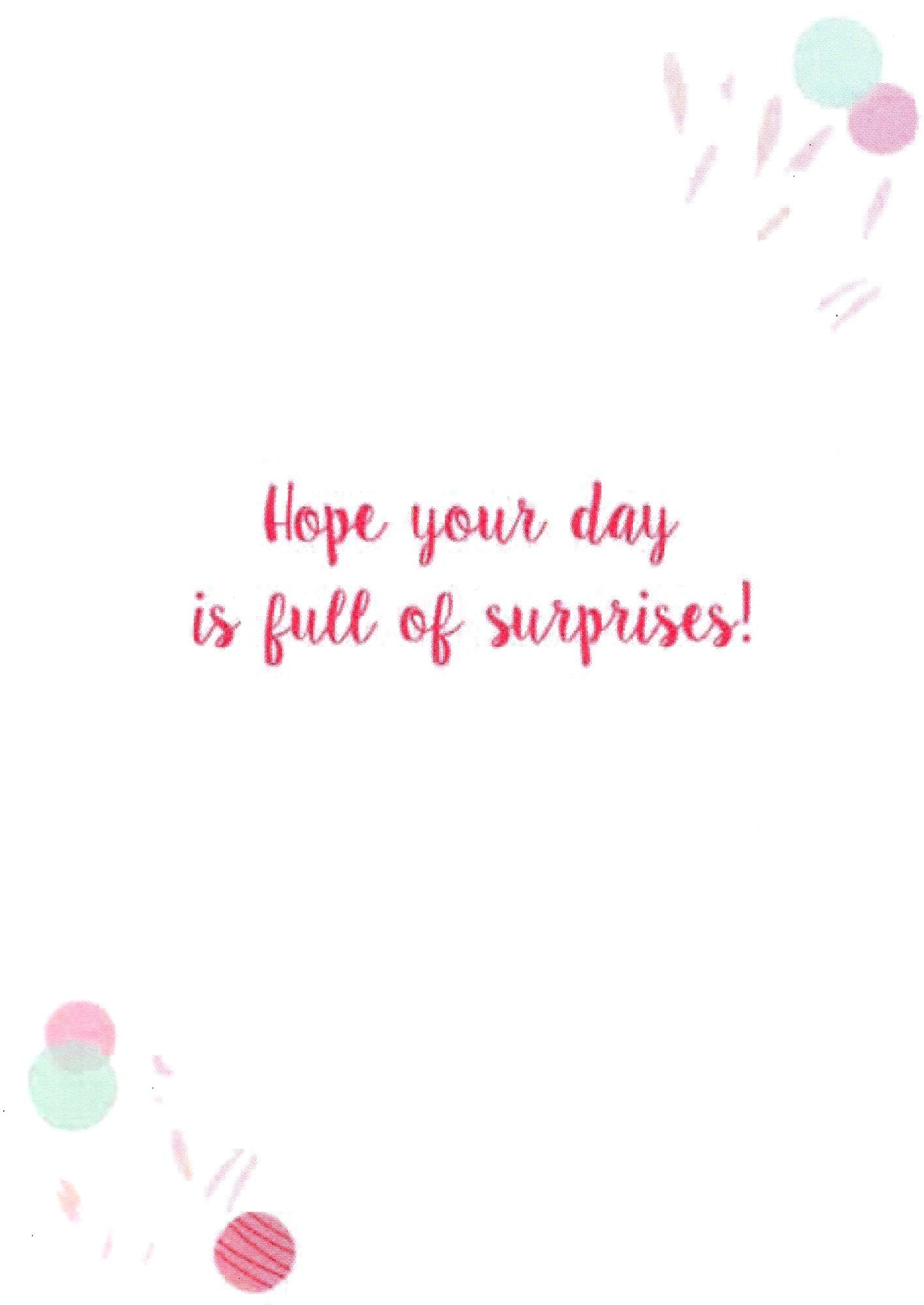 Girls 12th Birthday Balloon Greeting Card