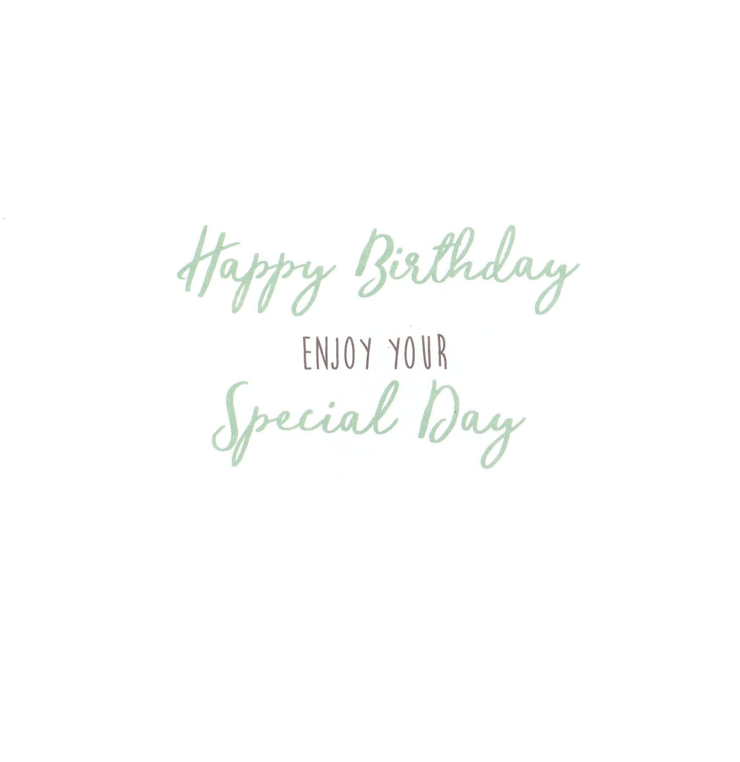 Cheers To You Happy Birthday Hand-Finished Greeting Card