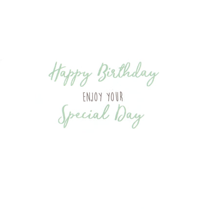 Cheers To You Happy Birthday Hand-Finished Greeting Card