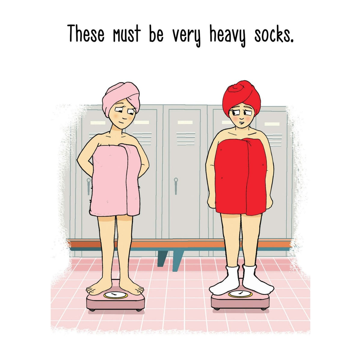 Funny Twizler Greeting Card Ladies On Scales Birthday Or Any Occasion Humour