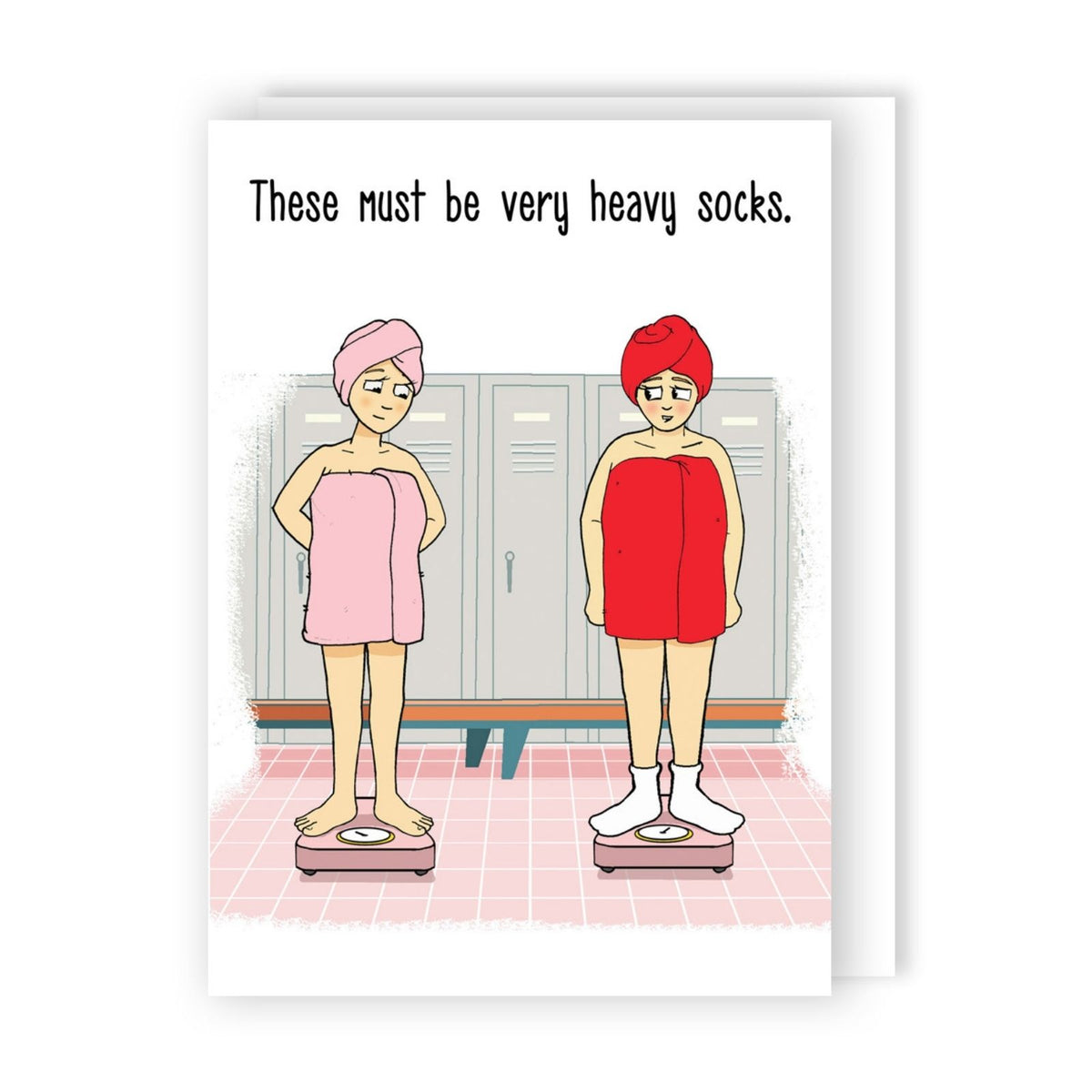 Funny Twizler Greeting Card Ladies On Scales Birthday Or Any Occasion Humour