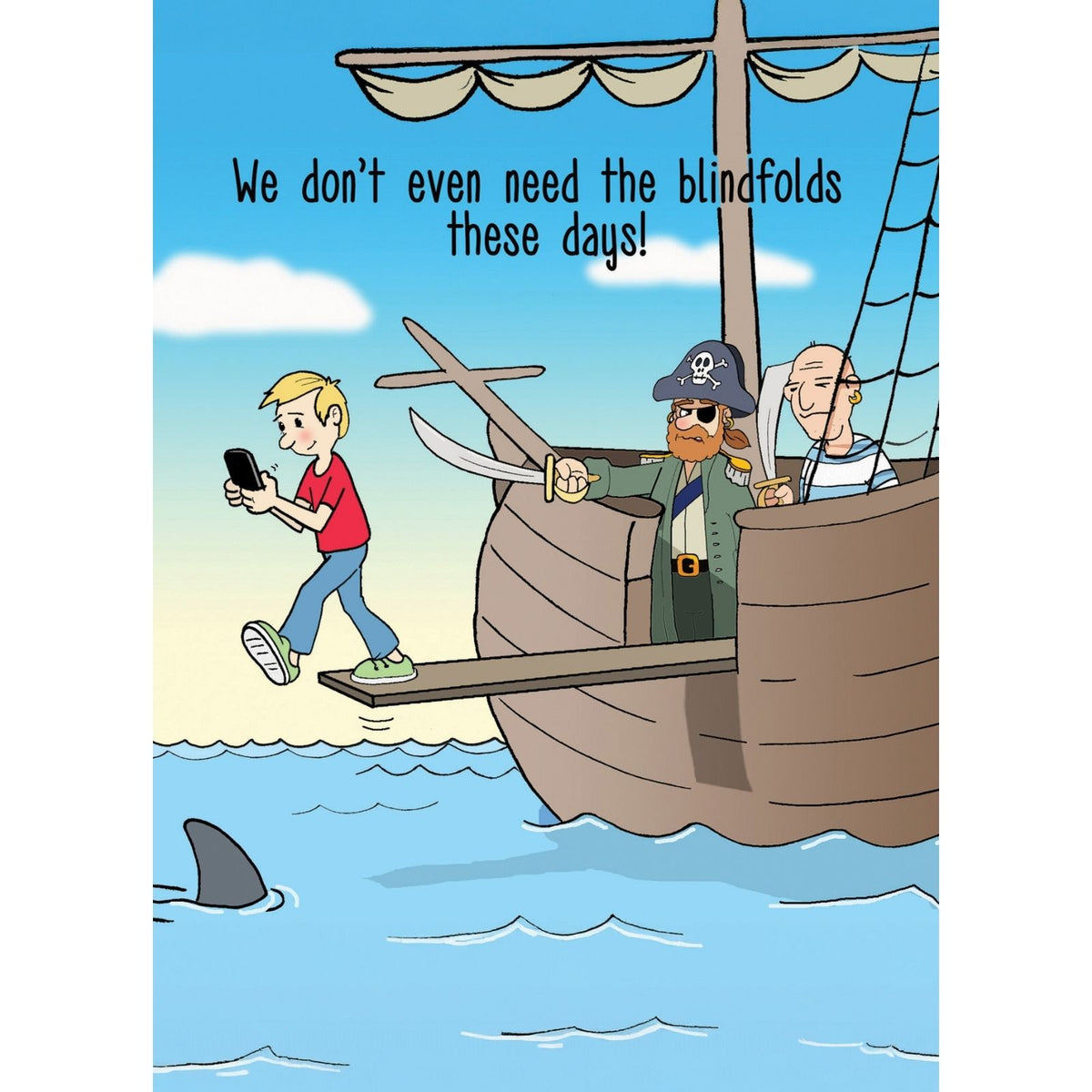 Funny Twizler Greeting Card Walk The Plank Birthday Or Any Occasion Humour
