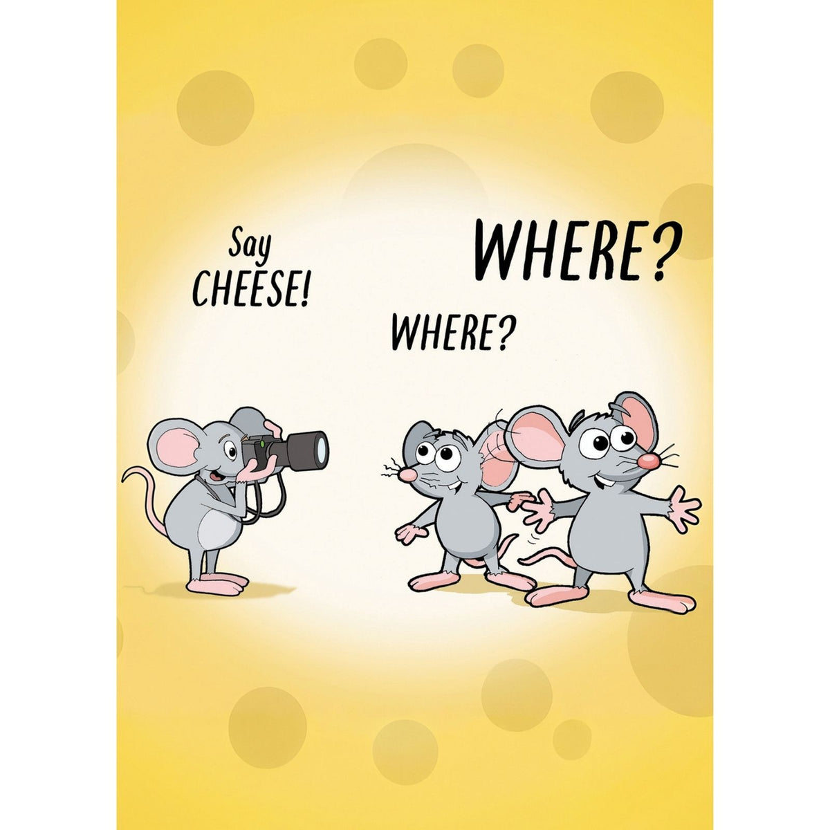 Funny Twizler Greeting Card Say Cheese! Birthday Or Any Occasion Humour