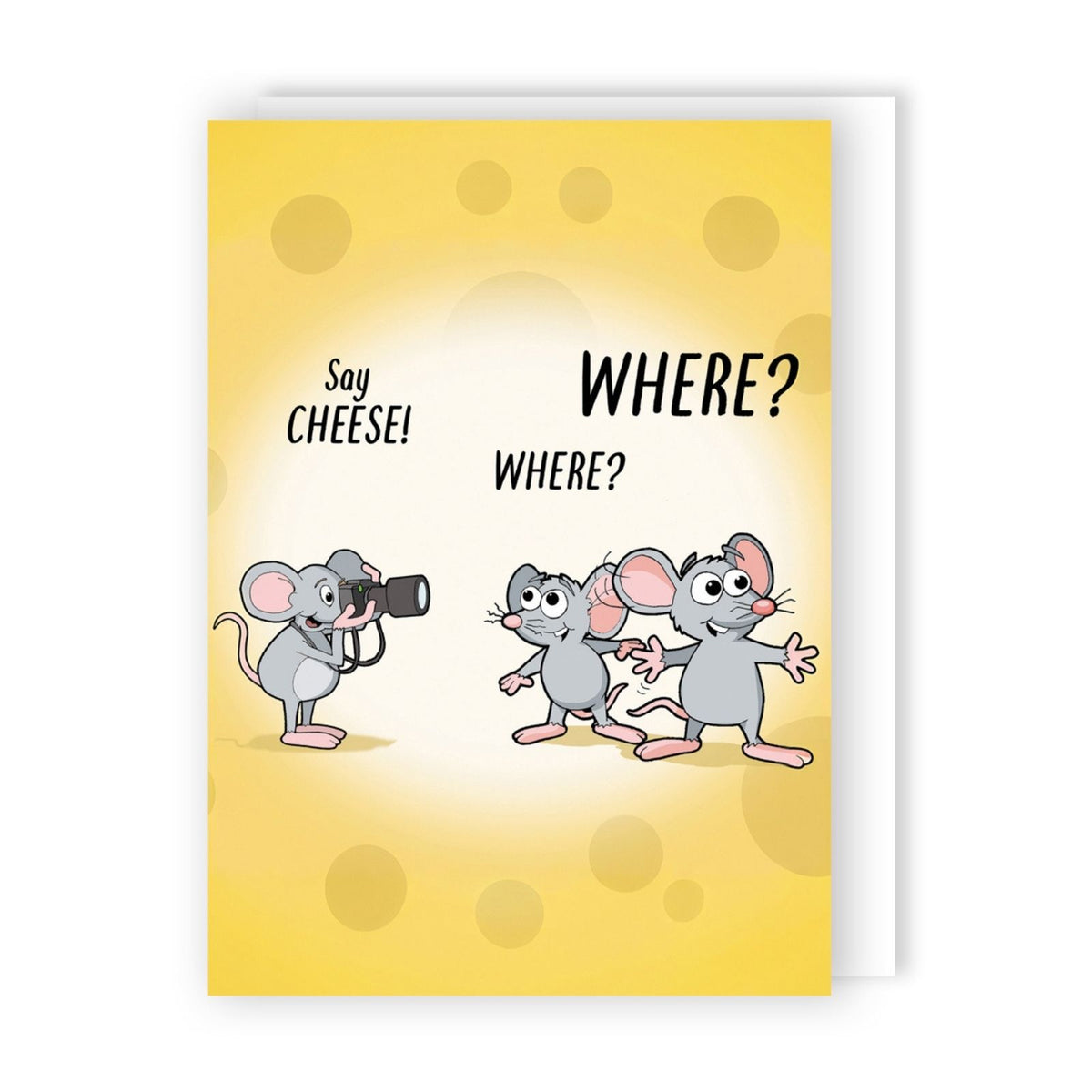 Funny Twizler Greeting Card Say Cheese! Birthday Or Any Occasion Humour