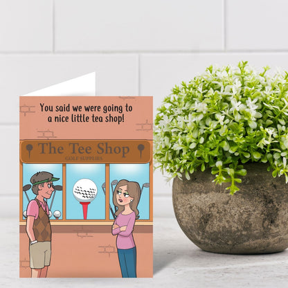 Funny Twizler Greeting Card Golfing Tee Shop Birthday Or Any Occasion Humour