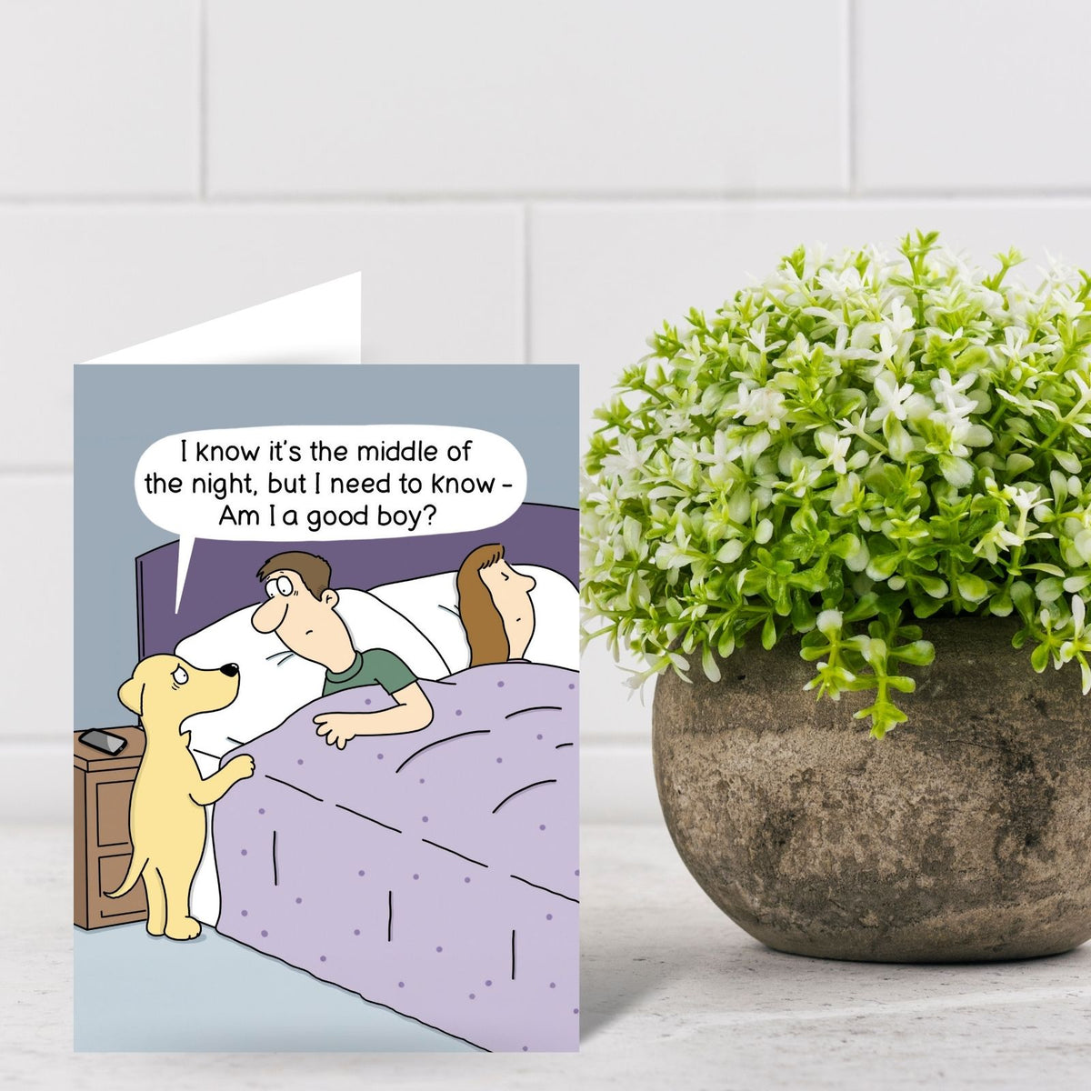 Funny Twizler Greeting Card Dog Am I A Good Boy Birthday Or Any Occasion Humour